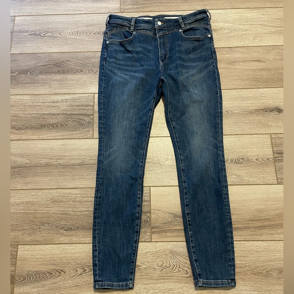 Pilcro and the Letterpress Denim - Anthropologie Pilcro and the Letterpress High Rise Skinny Jeans Size 33T